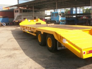 Lowbed 2-axle with Slope